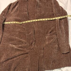 Orvis Women's Brown Cardigan Sweater